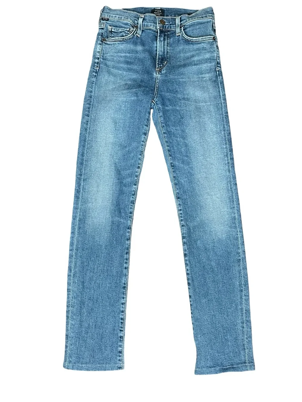 Citizens of Humanity Harlow High Rise Slim Jeans 26 Straight Leg Premium Denim - Picture 3 of 13